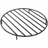 24  Fire Pit Firewood Grate Round Wood Burning Campfire Heavy Duty Accessory