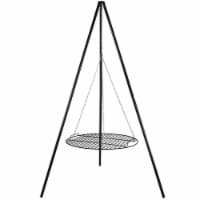 Sunnydaze Powder-Coated Steel Fire Pit Tripod Grilling Set for Cooking