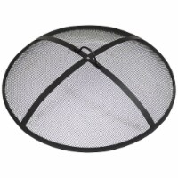Sunnydaze 36 in Steel Round Fire Pit Spark Screen
