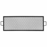 Sunnydaze 40 in Black Steel X-Marks Fire Pit Cooking Grill with 