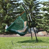 Sunnydaze Soft Polyester Extra-Large Hanging Rope Caribbean Hammock Chair Tan 