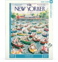New York Puzzle Company Gridlock Lake 1500 Piece Jigsaw Puzzle Perspective: Main
