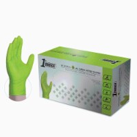 1st Choice Green Nitrile Disposable Gloves 6 Mil Textured XX-Large 100
