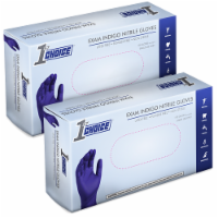 1st Choice Indigo Nitrile Latex Free, Powder Free Disposable Exam Gloves, 3 Mil, X-Large, 200