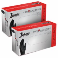 1st Choice 5 mil Industrial Black Nitrile Gloves, XX-Large, 2 Boxes of 100