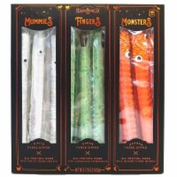 Assorted Spooky Fudge Dipped Pretzel Rods (18 Count)