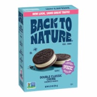 Back to Nature® Double Classic Creme Sandwich Cookies Perspective: Main
