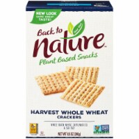 Back To Nature Cracked Black Pepper Harvest Whole Wheat Crackers