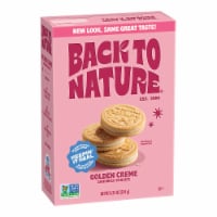 Back to Nature Golden Creme Sandwich Cookies Perspective: Main