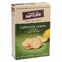 Back to Nature Lemon Wafer Cookies