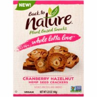Back to Nature Whole Lotta Love Cranberry Hazelnut Crackers