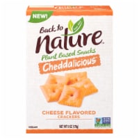 Back to Nature Cheddalicious Cheese Flavored Crackers