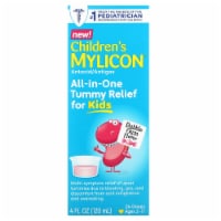 Children's Mylicon All-in-One Tummy Relief for Kids Ages 2-11 Bubble Gum 4 fl oz (120 Perspective: Main