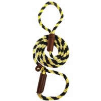 Lone Wolf 3649-MG Lone Wolf Solid Round 0.38 in. Braided Rope Lead with Slip, Mardi Gras