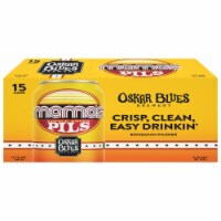 Oskar Blues Mama's Little Yella Pils Bohemian Pilsner Craft Beer Perspective: Main