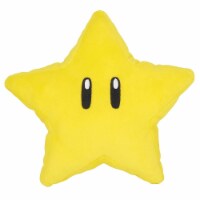 Little Buddy 1823 Super Mario All Star Collection Super Star 6 Plush,Yellow