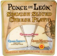 Ponce De Leon Spansih Sliced Cheese Plate