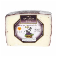 The Drunken Goat® Semi Soft Goat Cheese Bathed In Red Wine