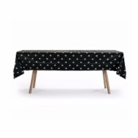 Gift Expressions TCPD-BLK-6 Rectangle Table Cover, Black - Case of 19