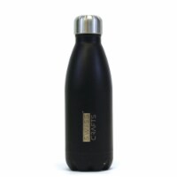 Swiss Craft PZ1000BLK 12 oz Double Wall Vacuum Insulated Water Bottle, Black