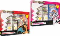 Pokemon: Celebrations: Lance's Charizard V OR Dark Sylveon V Trading Card Collection Perspective: Main