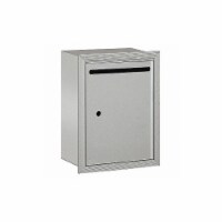 Salsbury Industries Letter Box,Standard,Recessed,Aluminum 2245AU