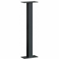 Salsbury Industries Standard Post,Black  4865BLK
