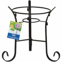 Alpine 9 In. W. x 10 In. H. x 9 In. L. Black Iron Gazing Globe Stand GRS492