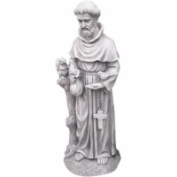 Alpine 31 In. H. Fiberstone St. Francis Statue QFC102