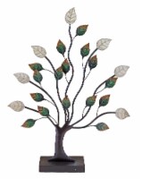 Alpine Lighted Indoor LED Metal Tree Patio Garden Decor, (ONY104HH-L)