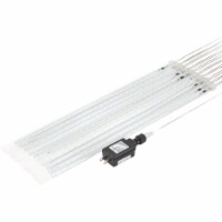 Alpine Warm White 540-Bulb Chasing LED Hanging Icicle Light Set COR134WW-10