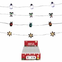 Alpine 10-Light LED Holiday Battery Operated String Light Set COR238ABB-TM