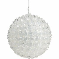 Alpine 8 In. Green & Red LED Sphere Christmas Ornament COR216M-GNRD
