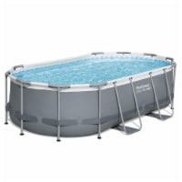 Bestway® 14-Foot x 39.5-Inch Oval Pool Set Perspective: Main