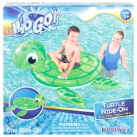 H2OGo!™ Turtle Ride-On Inflatable Pool Toy Perspective: Main