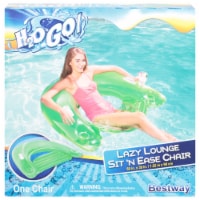 H2OGo!™ Lazy Lounge Sit 'N Ease Chair Pool Float - Green Perspective: Main