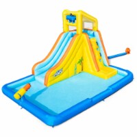Bestway H2OGO! Beachfront Bonanza Kids Inflatable Mega Water Park w/ Air Blower