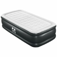 Sealy 94055E-BW Tritech 20 Inch Inflatable Mattress Twin Airbed w/ Built-In Pump