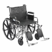 Sentra EC Heavy Duty Wheelchair, Detachable Desk Arms, Elevating Leg Rests, 22  Seat Perspective: Main