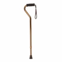 Drive Medical Bronze Aluminum Offset Handle Cane