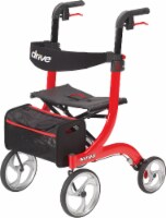 drive Nitro Rollator 300 lbs. Aluminum 33.5 to 38.25 inch Handle Height