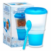 Chilled Cereal To Go Container - Blue