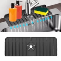 Kitchen Sink Splash Guard - Black - Medium (17.71 x 5.7 )