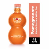 POM™ Antioxidant Super Tea™ Peach Passion White Tea Bottle Perspective: Main