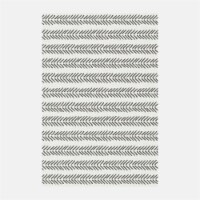 Veradek Mat Series Standing Mat Chevron - White
