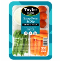 Taylor Farms® Snap Peas & Dip Snack Tray