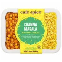 Cafe Spice® Channa Masala with Basmati Lemon Rice Meal Perspective: Main