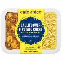 Café Spice Cauliflower & Potato Curry with Basmati Saffron Rice