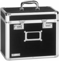 Vaultz Letter-Size Locking Personal File Tote - Black Perspective: Main