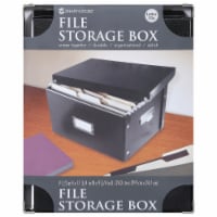 Snap-N-Store® Letter Size File Storage Box - Black